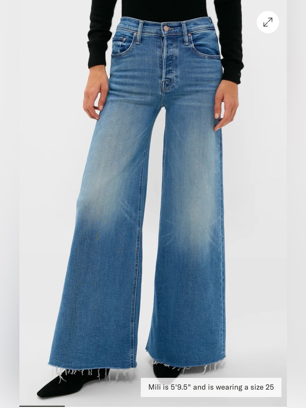 Women’s THE TOMCAT SWISHER
SNEAK FRAY Wide-Leg Jeans